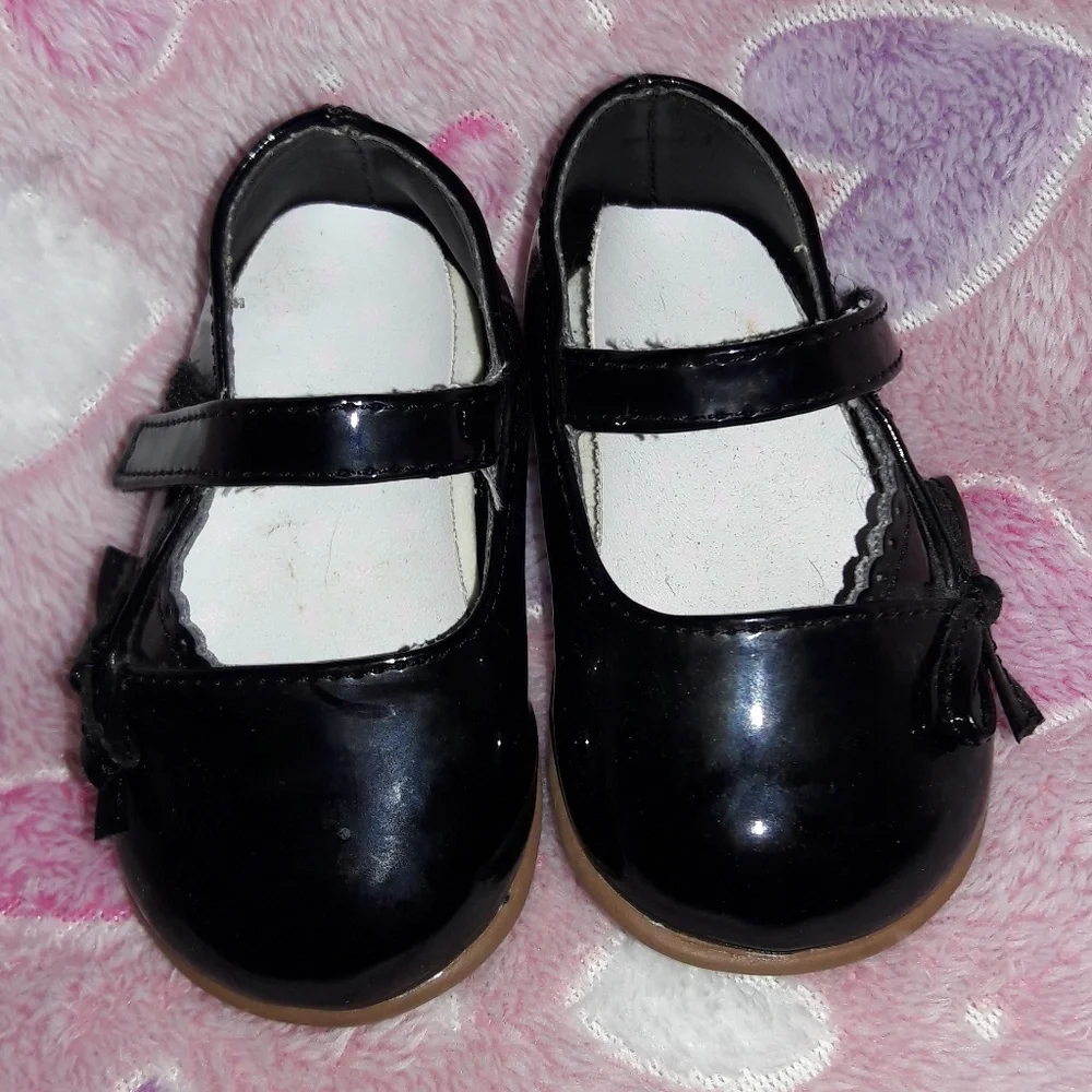 Black Mary Jane Baby Shoes